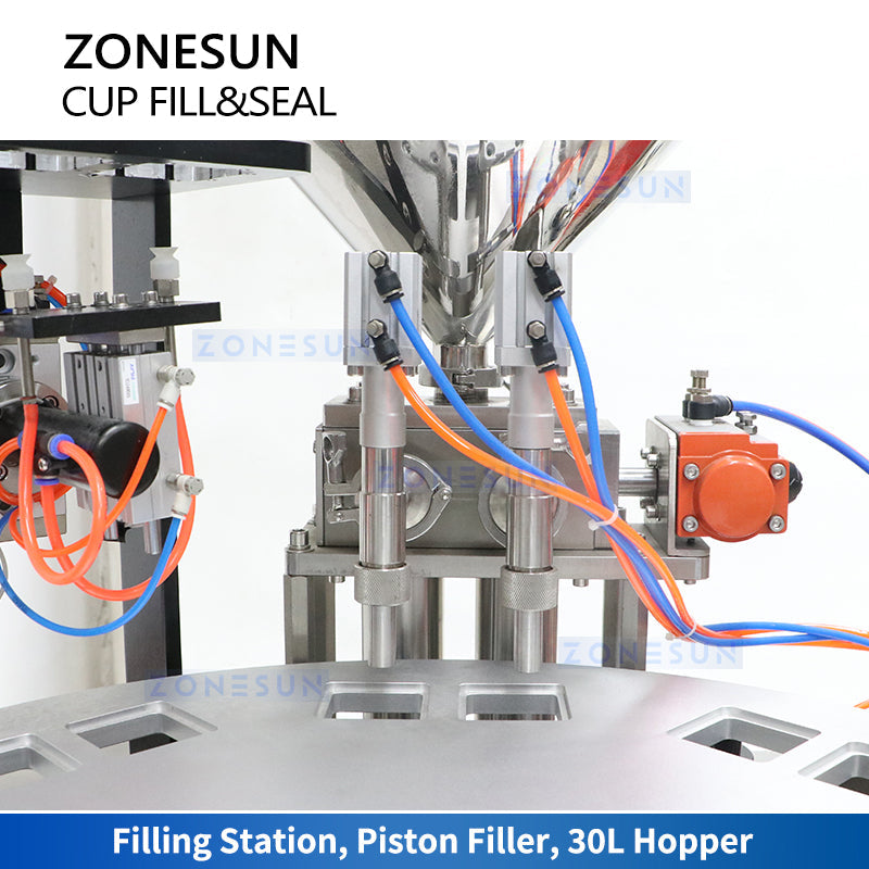 ZONESUN ZS-AFC06 Jelly Yogurt Cup Filling and Sealing Machine