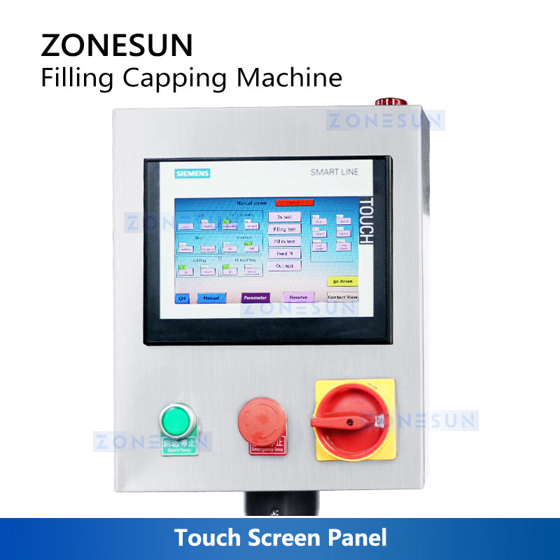 ZONESUN Eye Drop Filling and Capping Machine Onion Oil Packaging Equipment Flat Bottle Filler Capper ZS-AFC6F