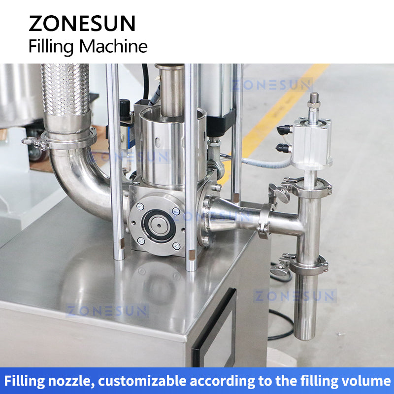 ZONESUN ZS-VGPJ1 Pneumatic Hydraulic Press Thick Paste Filling Machine