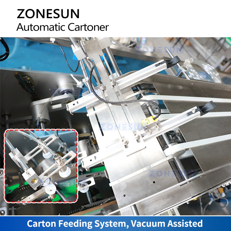 ZONESUN ZS-MSZH70 Hot Melt Glue Cartoning Machine Box Folding Machine