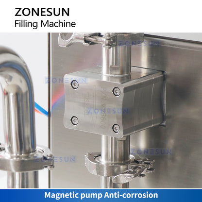 ZONESUN Liquid Filling Machine Bottle Filler Honey Bottling Equipment Magnetic Pump Ketchup Packaging ZS-GTMP30L