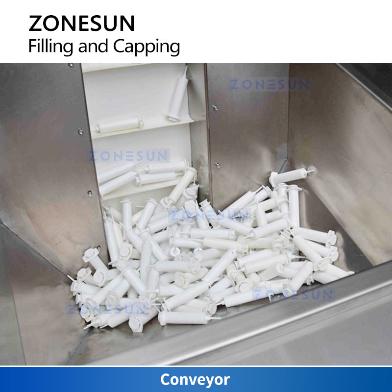 ZONESUN ZS-ZFC1 Cosmetic Liquid Serums Syringe Filling Stoppering Machine