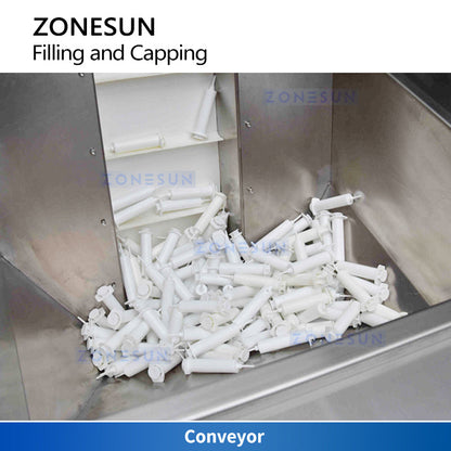 ZONESUN ZS-ZFC1 Cosmetic Liquid Serums Syringe Filling Stoppering Machine