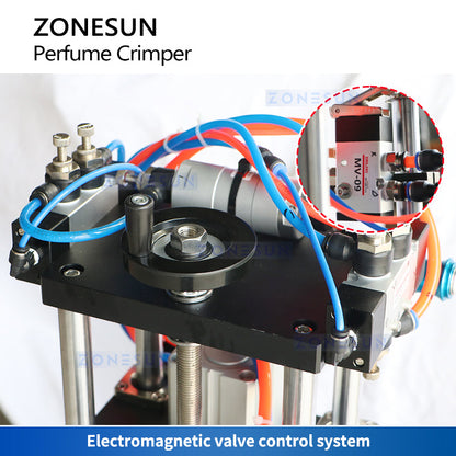 ZONESUN ZS-YG08Z Pneumatic Perfume Bottle Capping Machine