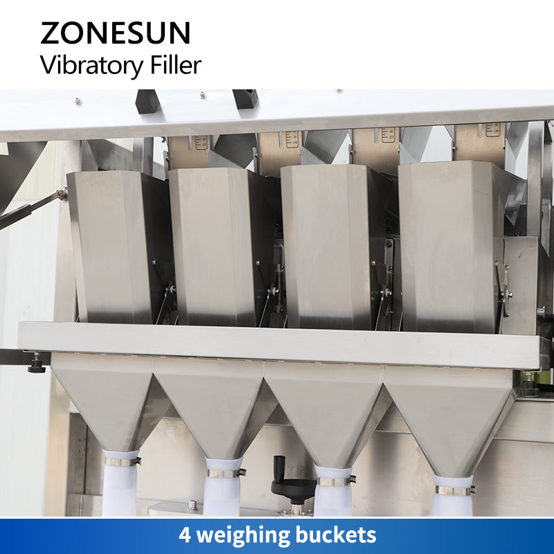 ZONESUN ZS-GW5 Granule Weigh Filler Automatic Particle Filling Machine