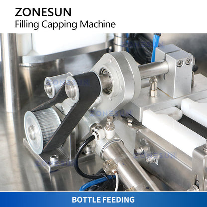 ZONESUN Automatic Pocket Perfume Filling and Capping Equipment ZS-AFC6P