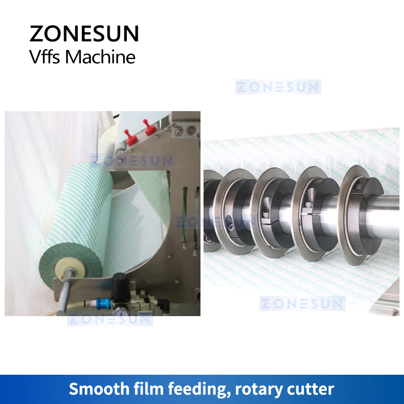 ZONESUN ZS-FSL12 Autoamtic VFFS Granule Filling Sealing Machine 12 Lanes