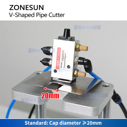 ZONESUN ZS-JG300V V-Shaped PIPE Cut  Dip Tube V Cutter