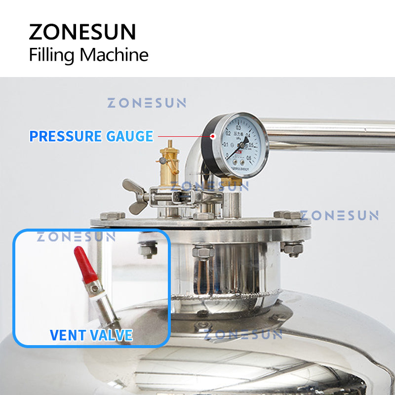 ZONESUN ZS-CF4 Carbonated Drinks Beverage Liquid Filling Machine