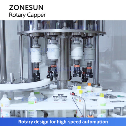 ZONESUN ZS-XG440Q Automatic High Speed Rotary Capping Machine