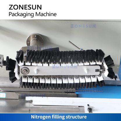 ZONESUN ZS-ZB600W Horizontal Flow Wrapping Machine Composite Film Wrapper