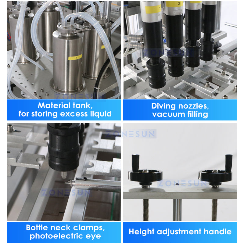 ZONESUN ZS-FAL180XW Fragrance Line Perfume Packaging Machine Mixing Cooling Filtration Filling