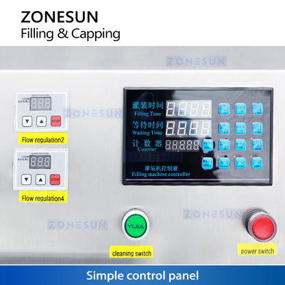 ZONESUN Spout Pouch Filling and Capping Machine ZS-ASP4