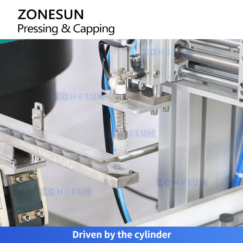 ZONESUN Automatic Capping Machine Lid with Inner Plugs Capper ZS-XG16X