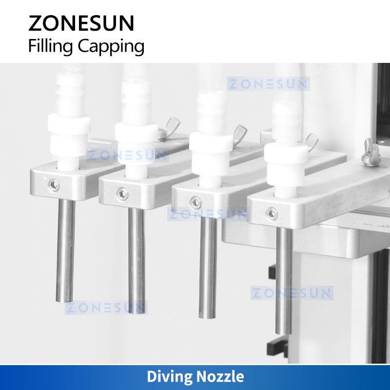 ZONESUN ZS-DTFC4Y Tabletop Liquid Filling and Capping Machine