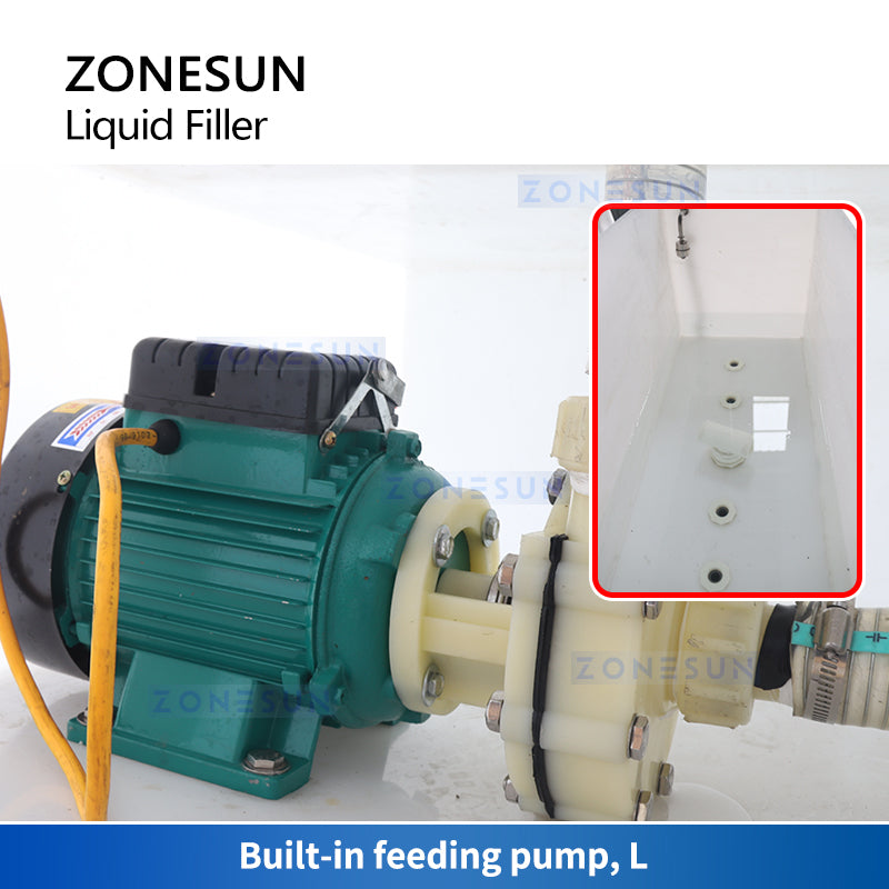 ZONESUN ZS-YTCR4 Semi-automatic Corrosive Liquid Filling Machine（Best Offer）