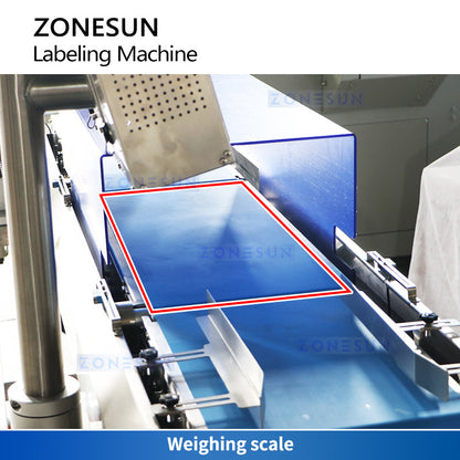 ZONESUN ZS-TB650 Automatic Weigh-Price Date Printing Flat Labeling Machine