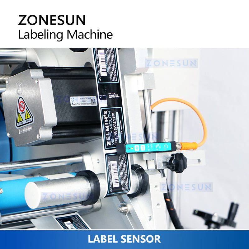 ZONESUN ZS-TB831ST Automatic Three Sides Box Corner Labeling Machine