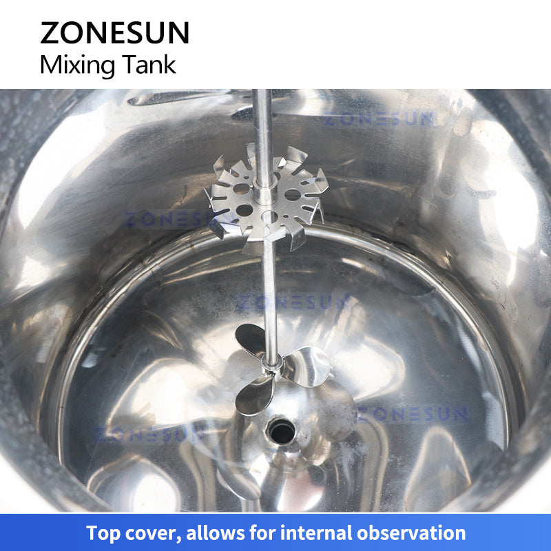 ZONESUN Pneumatic Muti-size Mixer Blender ZS-PMT100L