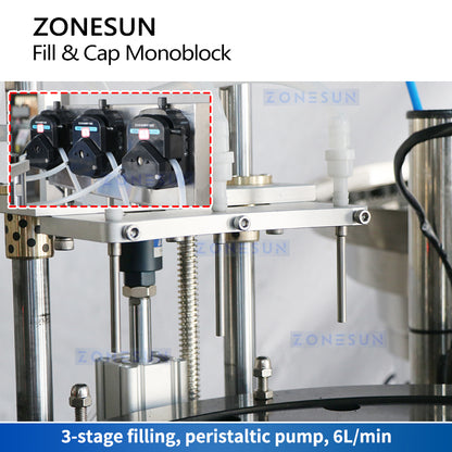 ZONESUN Automatic High Speed Rotary Filling and Capping Machine ZS-AFC28