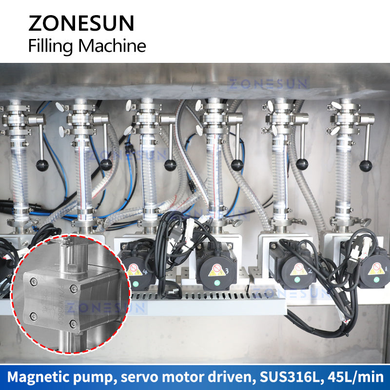 magnetic pump filling machine