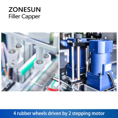 ZONESUN Monoblock Filling and Capping Machine Bottle Filler and Capper ZS-DTFC4