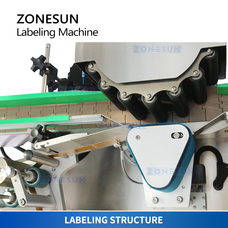 ZONESUN ZS-TB130 Automatic Round Bottle Labeling Machine