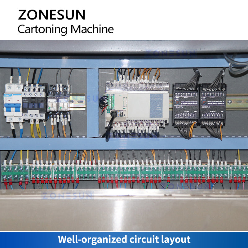 ZONESUN ZS-MSZH50L Automatic Vertical Box Sealing Machine