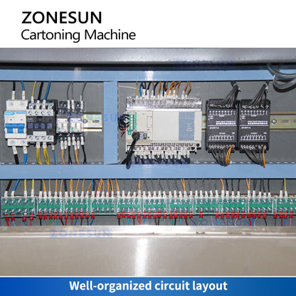 ZONESUN ZS-MSZH50L Automatic Vertical Box Sealing Machine