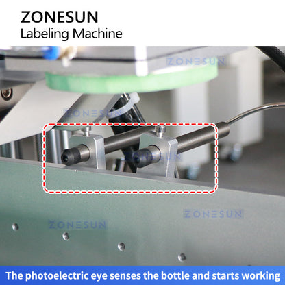 ZONESUN ZS-TB770 Top & Body Labeling Machine for Tapered Bottles