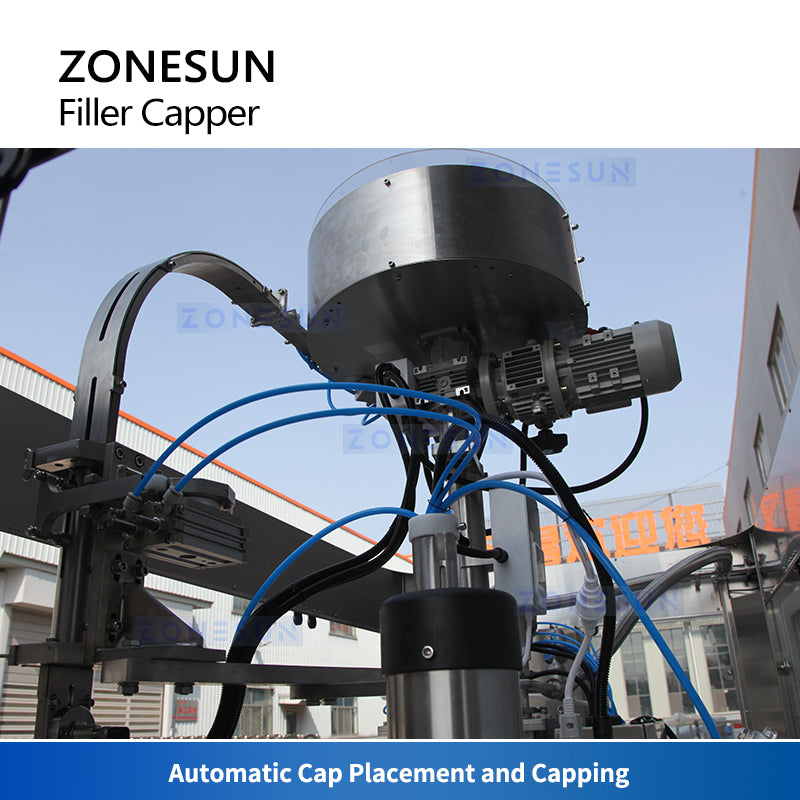 ZONESUN  Beer Bottle Filling and Capping machine Crown Cap Sealing Machine ZS-CFC4