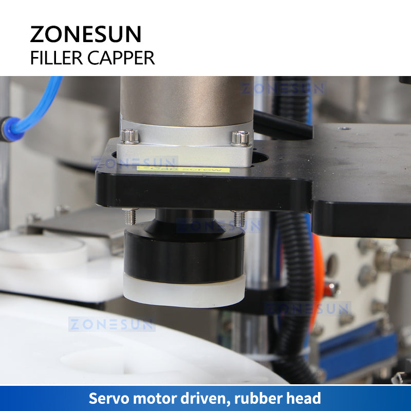 ZONESUN ZS-AFC26 Automatic Rotor Pump Paste Bottle Filling Capping Machine