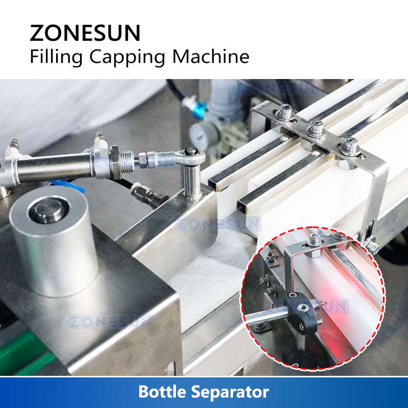 ZONESUN Eye Drop Filling and Capping Machine Onion Oil Packaging Equipment Flat Bottle Filler Capper ZS-AFC6F