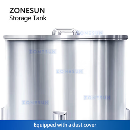 ZONESUN Stainless Steel Storage Tank Customized ZS-ST1500L