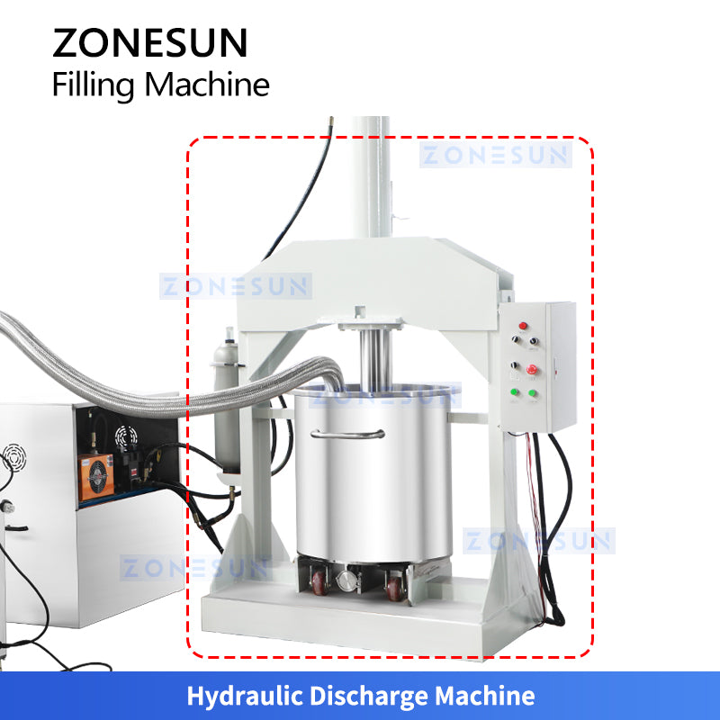 ZONESUN ZS-VGPJ1 Pneumatic Hydraulic Press Thick Paste Filling Machine