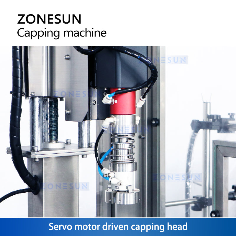 ZONESUN ZS-XG441F Automatic F-style Capping Machine With Cap Feeder