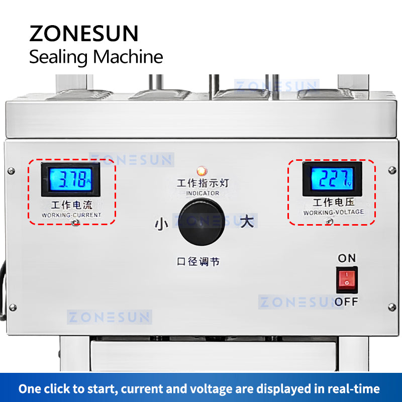 ZONESUN ZS-FK2200R Induction Sealing Machine Automatic Alunminum Foil Sealer