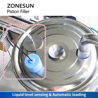 ZONESUN ZS-YT1T-1PX Servo Piston Pump Filling Machine