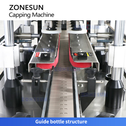 ZONESUN ZS-XG440B 20-100mm Fliptop Spray Twist Off Pneumatic Capping Machine