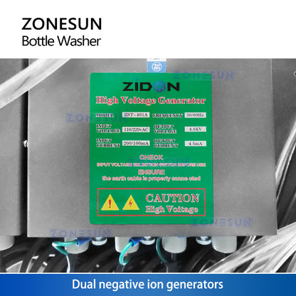 ZONESUN ZS-XPJ8 Máquina automática de enjuague de aniones de 8 cabezales 