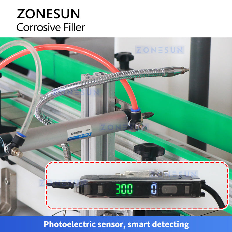 ZONESUN ZS-YTCR10A Corrosive Liquid Filling Machine Bottle Filler