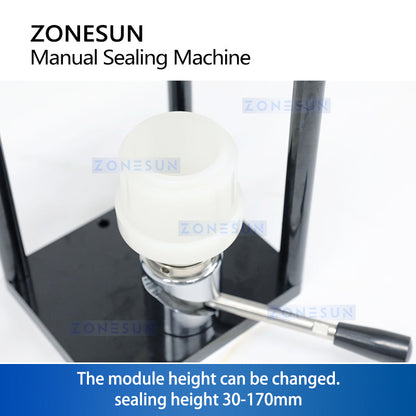 ZONESUN ZS-FJG100 Manual Can Seamer Sealing Machine