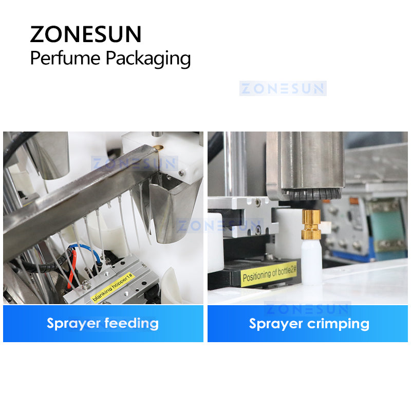 ZONESUN Automatic Perfume Filling Sealing Machine ZS-AFC21