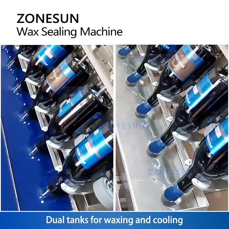 ZONESUN ZS-WS6 Semi Automatic Wine Bottle Wax Sealing Machine