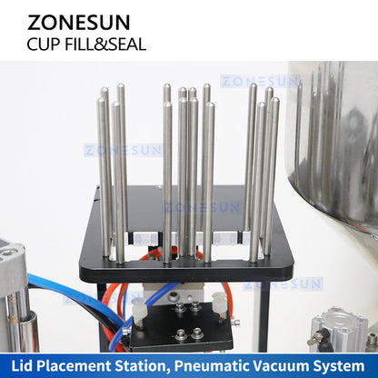 ZONESUN ZS-AFC06 Jelly Yogurt Cup Filling and Sealing Machine