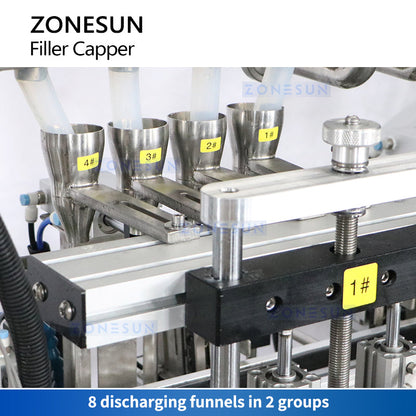 ZONESUN ZS-FAL180F7 Coconut Jelly Juice Filling Capping Production Line