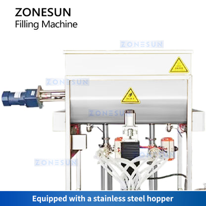 ZONESUN Dual-Color Swirl Filling Machine Stripe Filler Thick Paste Filler ZS-FM250