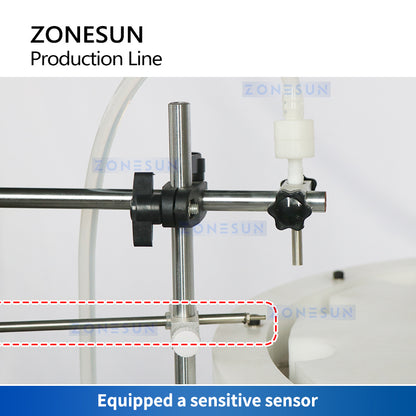 ZONESUN Automatic Liquid Packing Machine Essential Oil Vial Eyedrops Bottle Desktop Filling and Capping Equipment ZS-AFCL1