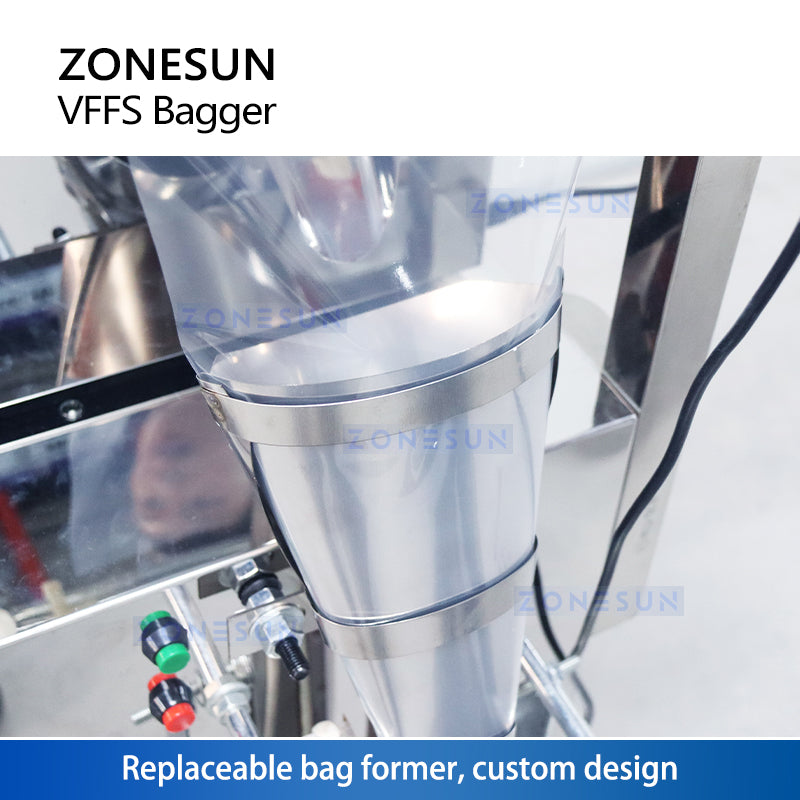 ZONESUN ZS-GZ200 Weighing Powder Filling And Three Side Sealing Machine With Date Printer