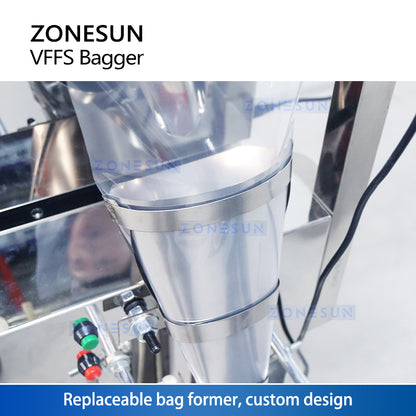 ZONESUN ZS-GZ200 Weighing Powder Filling And Three Side Sealing Machine With Date Printer